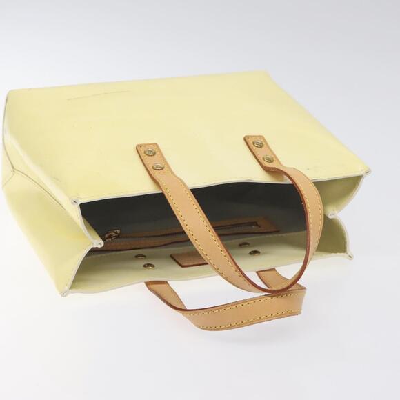 LOUIS VUITTON Monogram Vernis Reade PM Hand Bag Perle M91336 - Picture 6 of 12